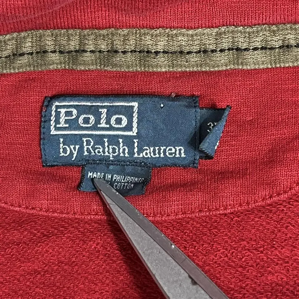 Vintage Polo Ralph Lauren Sweatshirt Mens 3XLT Rugby Military Paratrooper 90s